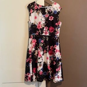 Floral New York and Company dress sz XL